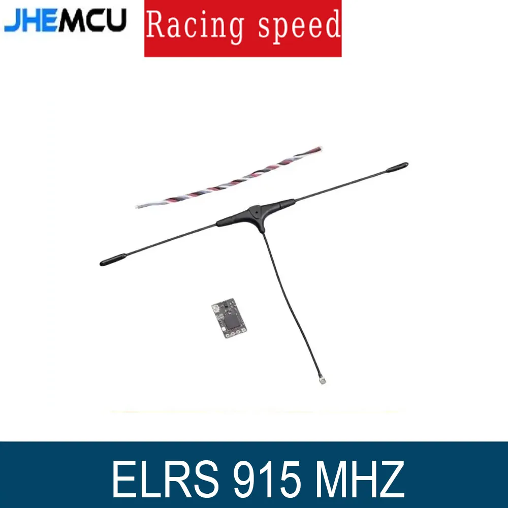 JHEMCU Nano 915MHz ELRS Radio Nano Receiver - Long Range, OpenTX Support, High-Speed 500Hz Refresh, Ultra-Light for FPV Drones