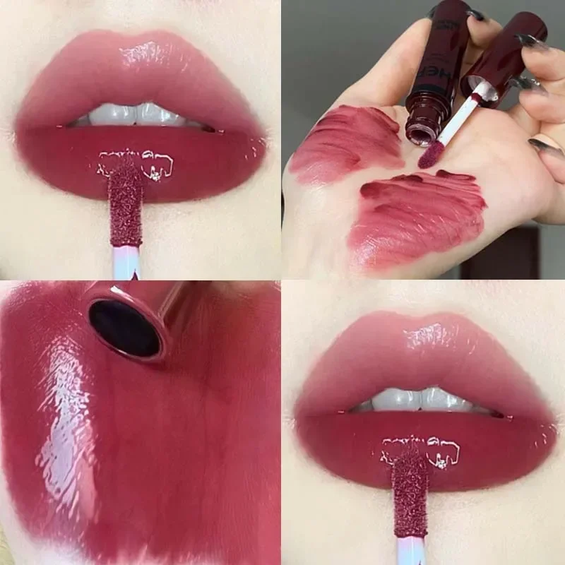 Moisturizing Lip Gloss Peach Waterproof Glossy Long Lasting Not Sticky Liquid Lipsticks Natural Lip Daily Lip Makeup gloss