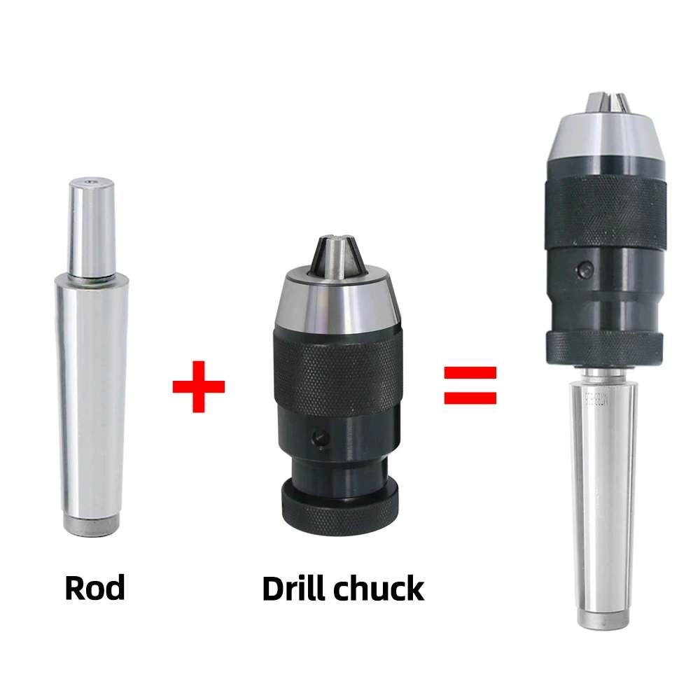 MT1 MT2 MT3 MT4 MT5 R8 C10 C12 C16 C20 B10 B12 B16 B18 B22 Morse Drill Chuck Lathe CNC Drill Machine Self-Tightening Drill Chuck