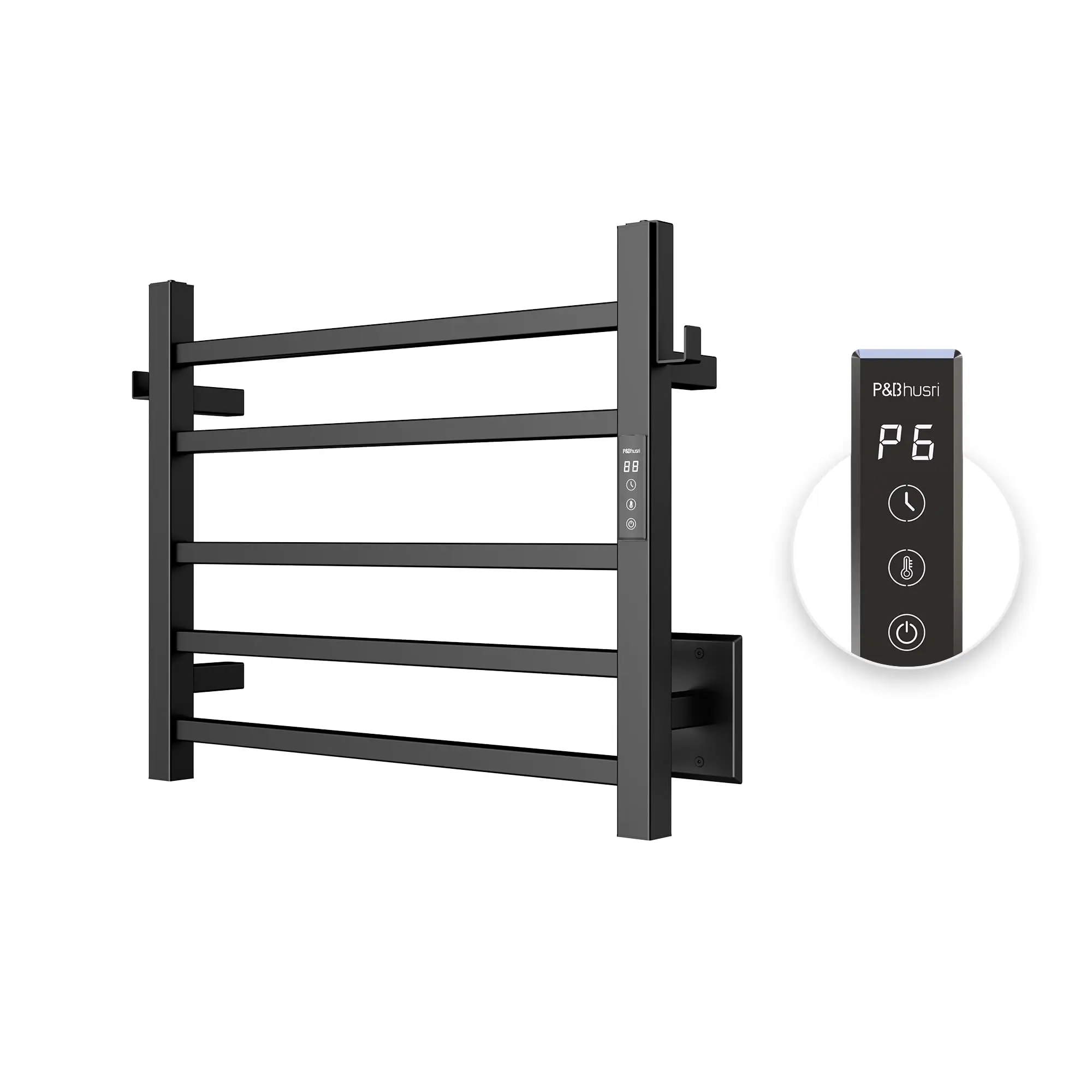 

Настенная электрическая сушилка для полотенец из нержавеющей стали с контролем температуры нагревателя и таймером для ванной комнаты для отелей