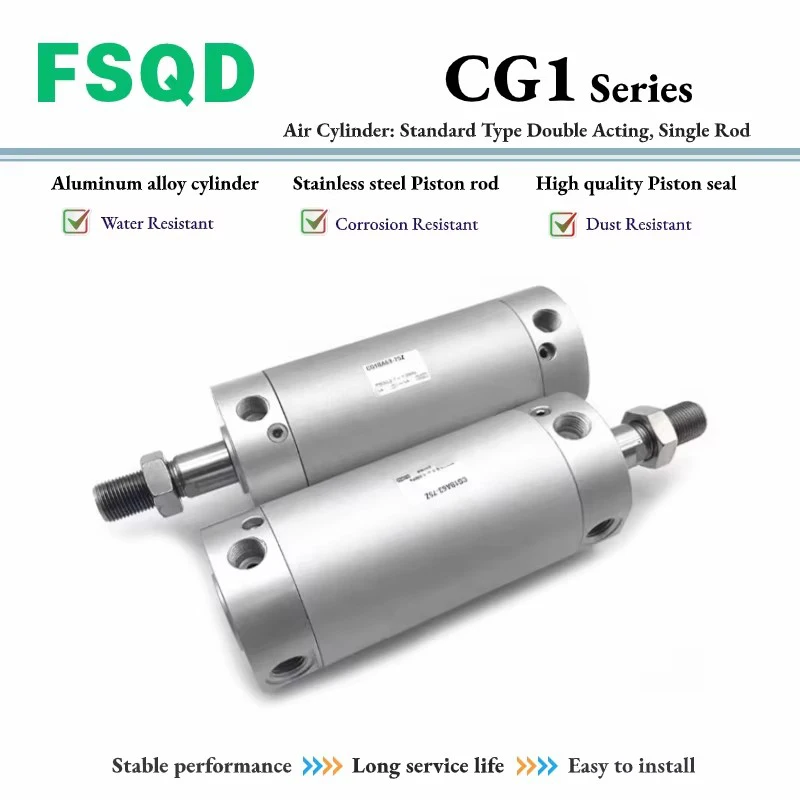 

CDG1BA20 CG1BA20 CG1BA25 CG1BA32 CG1BA40 CG1BA50 CG1BA63-25Z 50Z 75Z 100Z 125Z 150Z 200Z 250Z 300Z Air Cylinder CG1