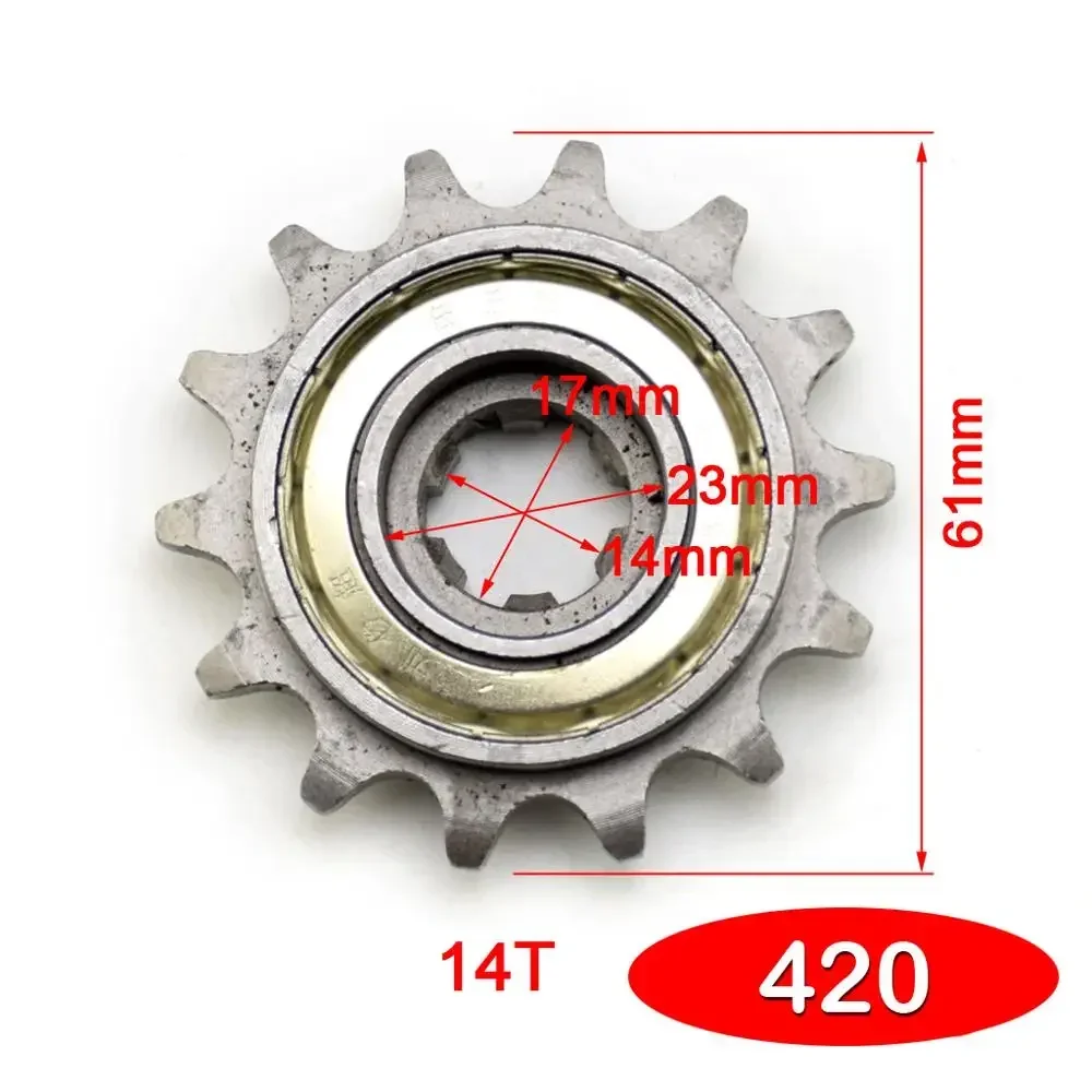 Motorbike Motorcycle Front Drive Gear Sprocket 420 428 Fuel Gas Efficient for Motorcycle 90cc 110cc 125cc Spare Parts Modify