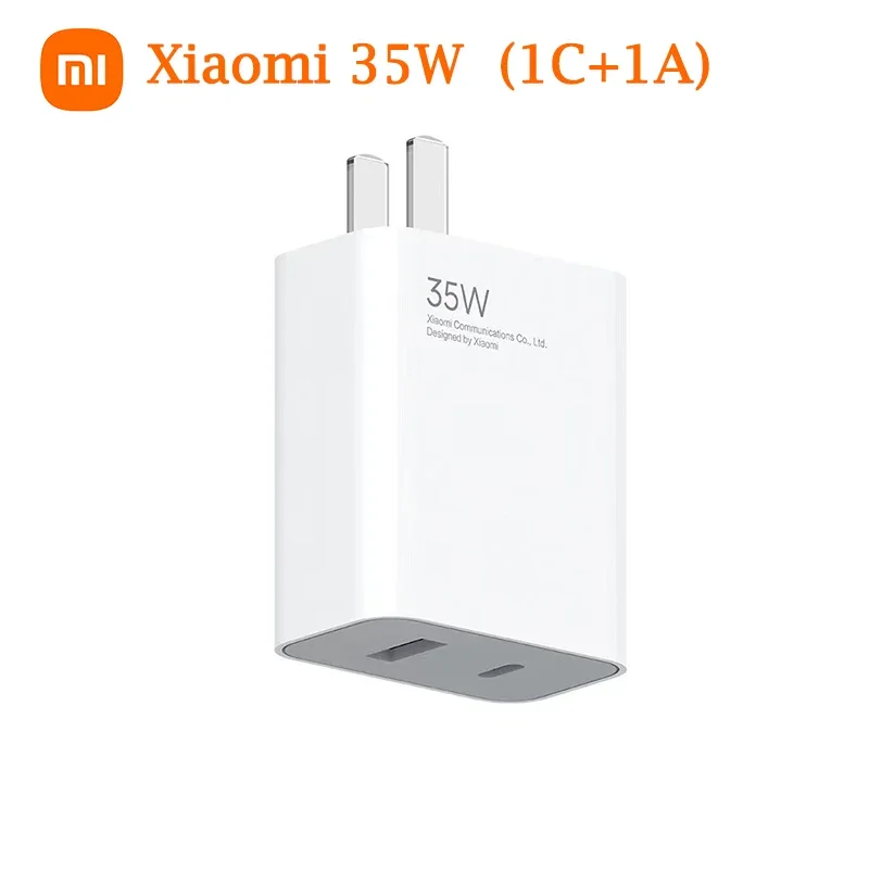 オリジナル-xiaomi-35-ワット-1c-1a-デュアルポート充電器-usb-c-usb-a-急速充電ヘッドポータブル軽量高速充電電話壁の充電器