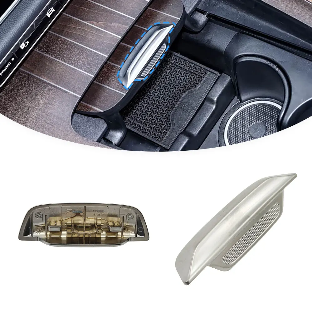For Mercedes W214 Car Front Rear Storage Box Switch Glove Box Release Electroplating Button For Benz E Class E200 E260 E300 E400