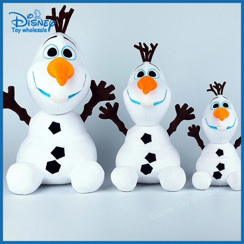 

Disney Frozen Olaf Snowman Plush Toys Accompany Childrens For Children Halloween Gift Humanoid Model Cushion Cartoon Doll Lovely