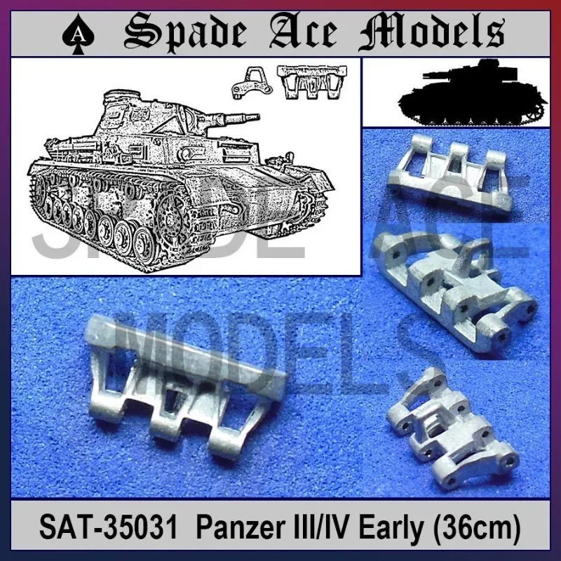 Spade Ace Models SAT-35031 1/35 Panzer III/IV (Early 36cm) Metal Tracks