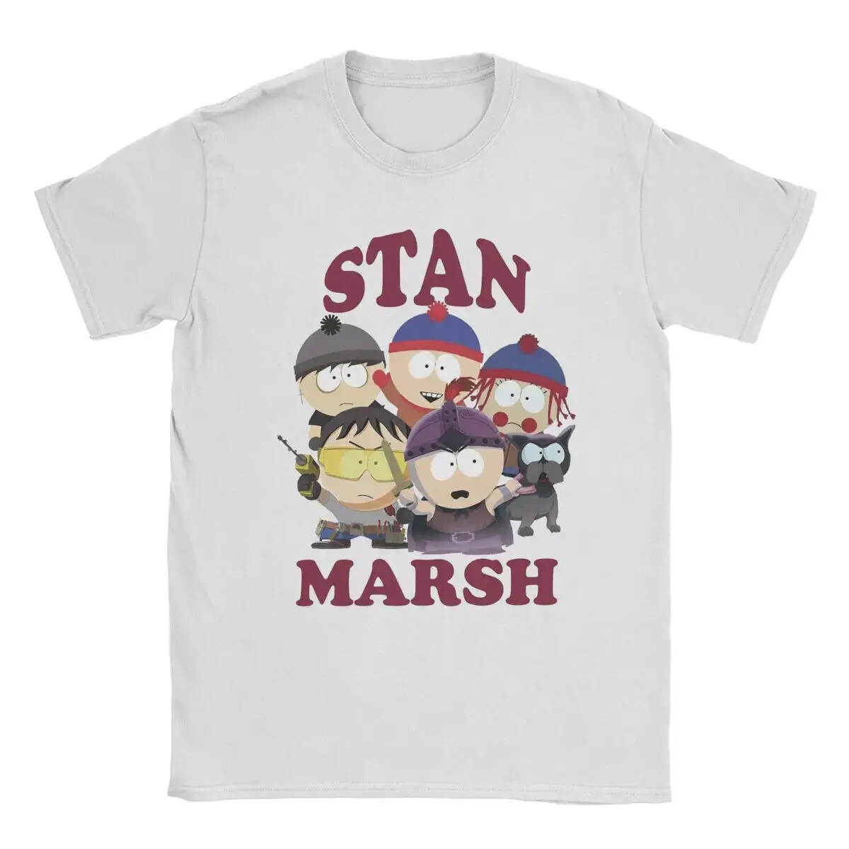 Camiseta de manga corta para hombre, camisa Crazy 100% de algodón, de Stan Marsh, Southparks