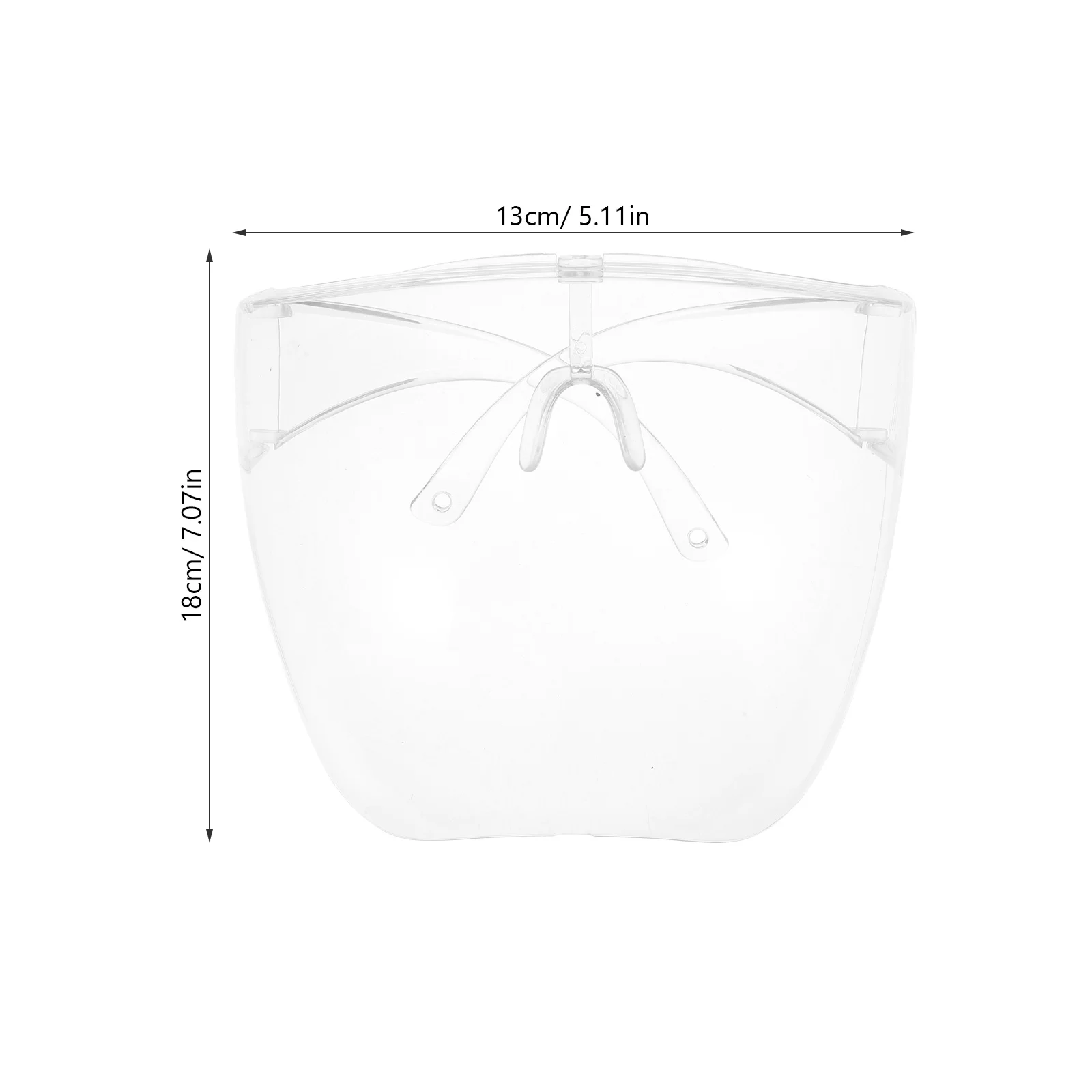 1 قطعة نظارات واقية شفافة الغبار في الهواء الطلق نظارات العين خفيفة الوزن تأثير المقاومة نظارات واقية #6