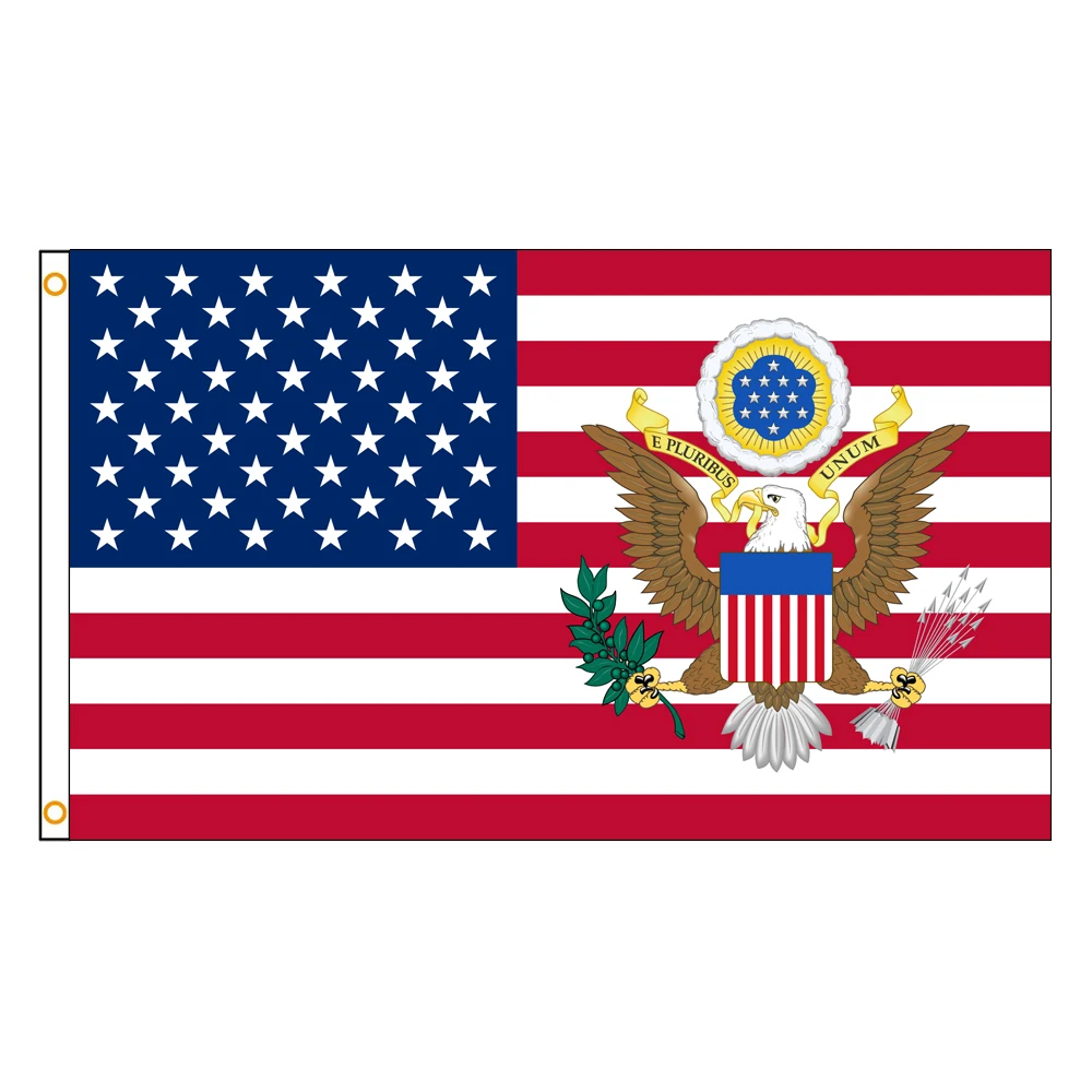 2×3FT U.S. US USA America American Flag Polyester Printed Banner Tapestry For Decor