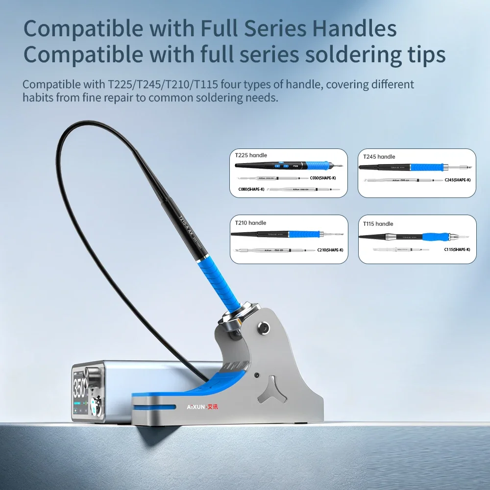 AiXUN T3D Single‑Handle Soldering Station Fast Heating Auto Sleep Detection Solder Iron Set for Mobile Repair Soldering Tools