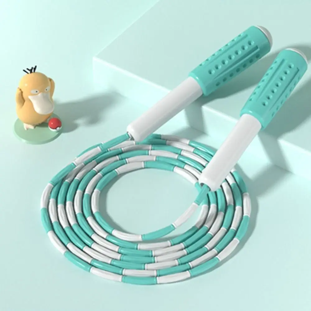 

Sporting Goods Bamboo Joint Racing Jump Rope 2.8m Lightweight Exam Jump Rope Anti-Skid Durable Sports Rope Fat Burning