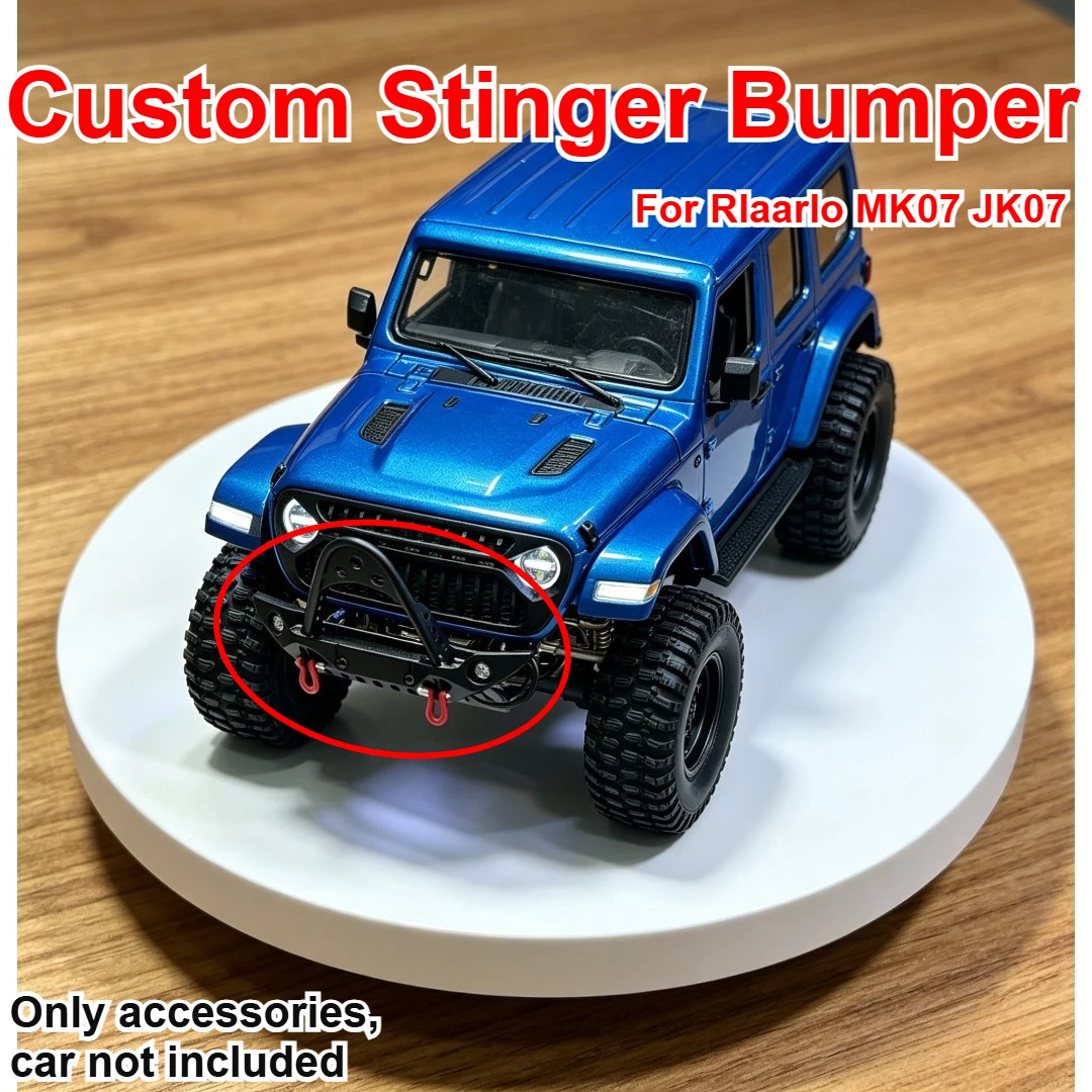 For Rlaarlo MK07 JK07 1/7 RC Crawler Front Cross Member & Stinger Bumper Custom Model Exterior Styling Upgrade Hobby Accessories view 6