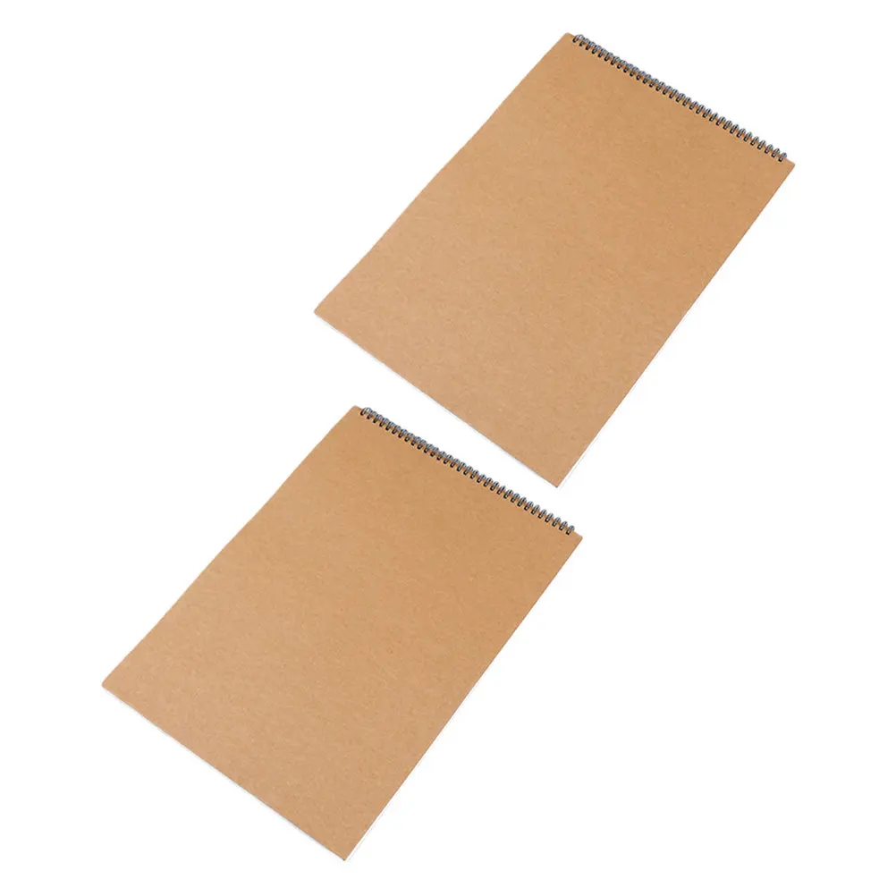 

2 Pcs for Small Student Drawing Pads Painting Books Thick Paper Notebook