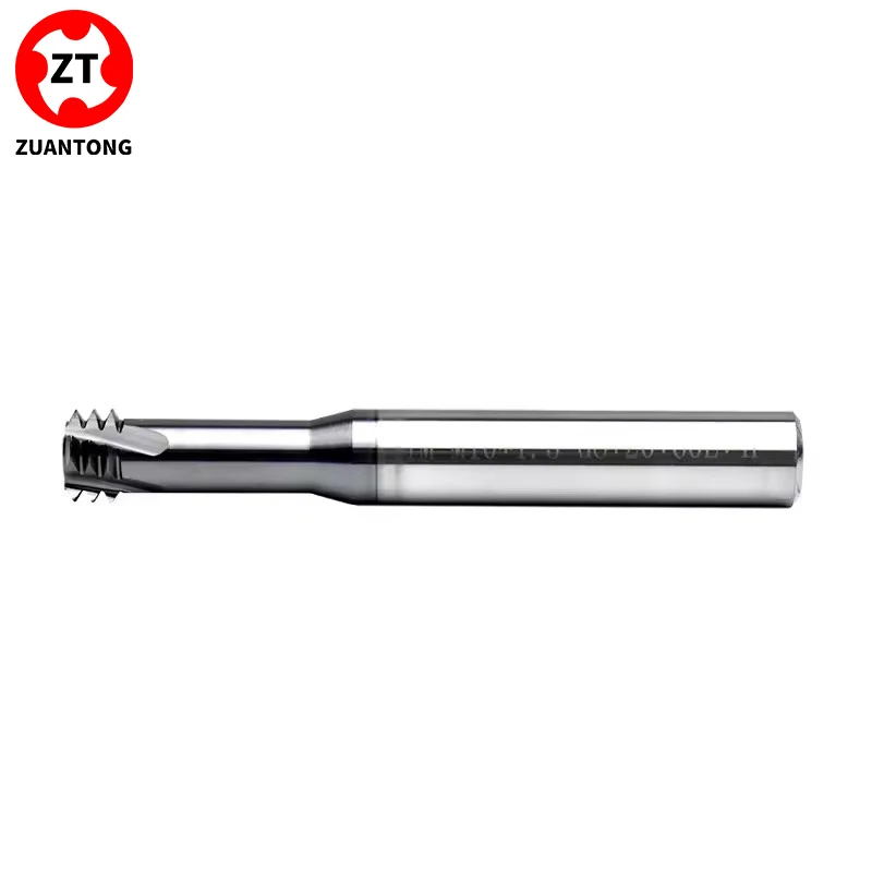 

ZUANTONG 1PCS CNC 60 Degree Machine Solid Carbide Three Row Thread Milling Cutter UNC/UNF 0-80~10-32 1/4 5/16 3/8 7/16 1/2 Mills