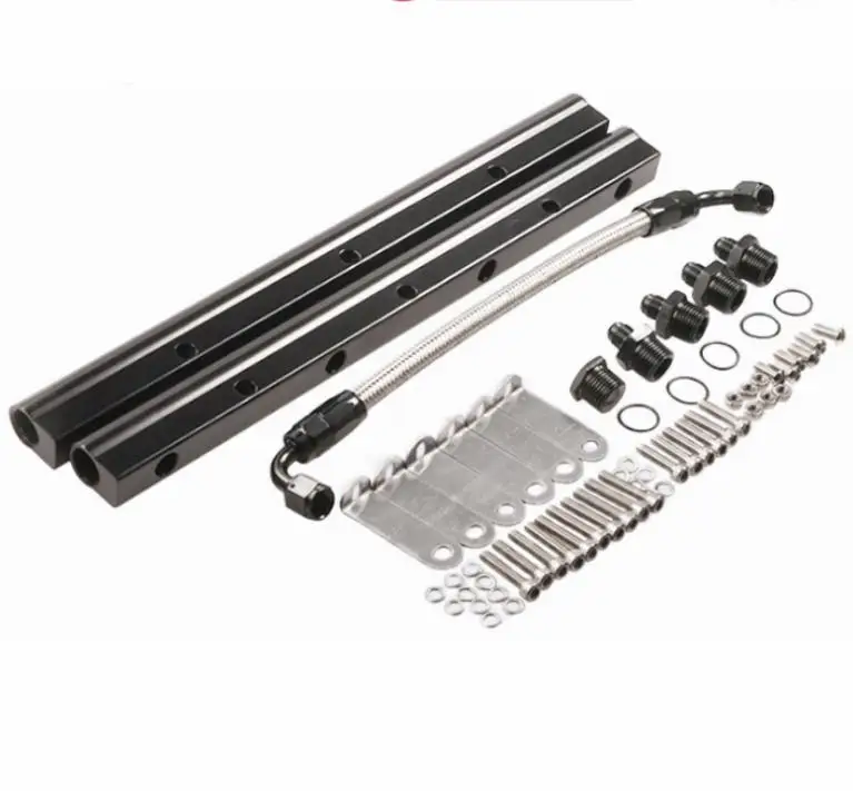 Billet Fuel Rail Kit LS LS1 LS2 LS3 LS6 LSX Aftermarket Intake Manifold Hardware