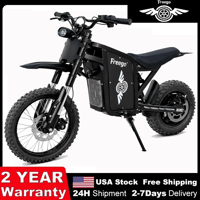 

X0 Dirt Bike for Adults/Teens 3600W Motor Electric Bike 60V Battery 40MPH Dual Hydraulic Disc Brakes Electric Motorcycle eBike