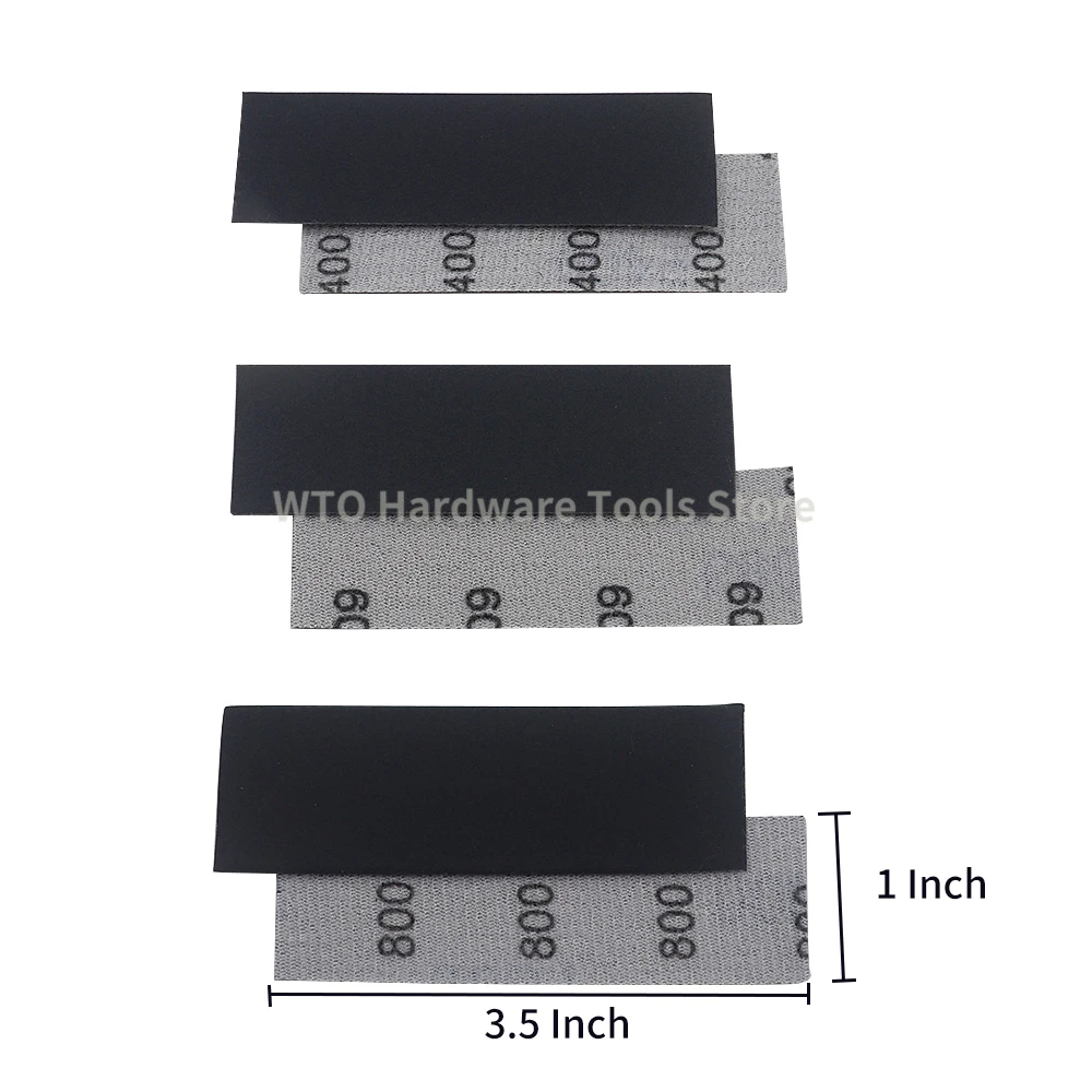71PCS Micro Detail Sandpaper Assorted 80-600 Grit Wet Dry with Hand Sanding Block for DIY Craft Metal Polishing Narrow Spaces