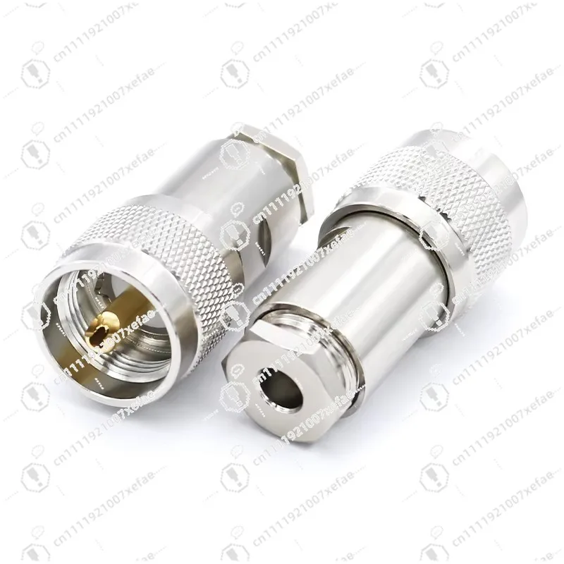 

RF coaxial male SL16M UHF PL259 plug connector PL-259 for cable clamp