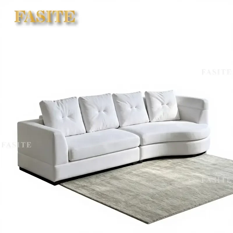 Wholesale Modern Velvet Fabric Combination Sofa Set - Comfortable Sofa, Suitable for Villa Living Room Sofa Combination -