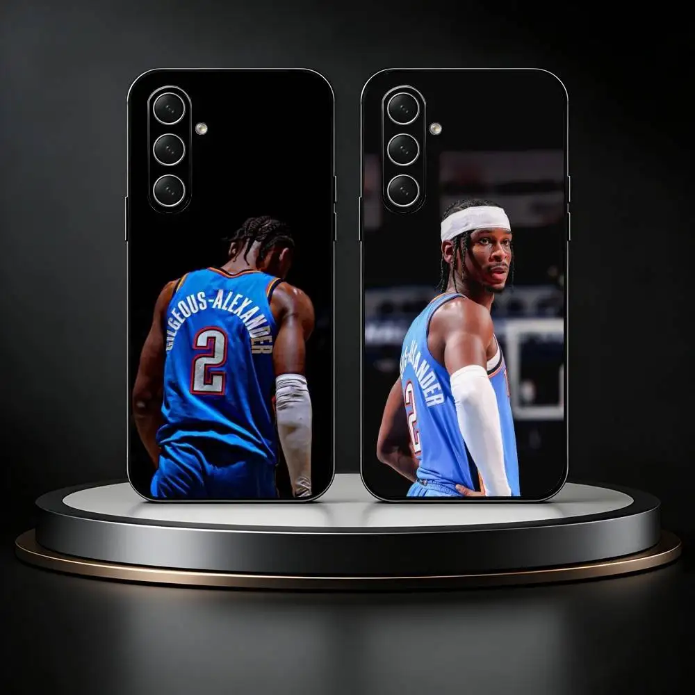 

Basketball star SGA S-Shai COOL Phone Case For Samsung Galaxy A73,A21s,A22,A31,A52,A53,A71,A41Soft Black Shell