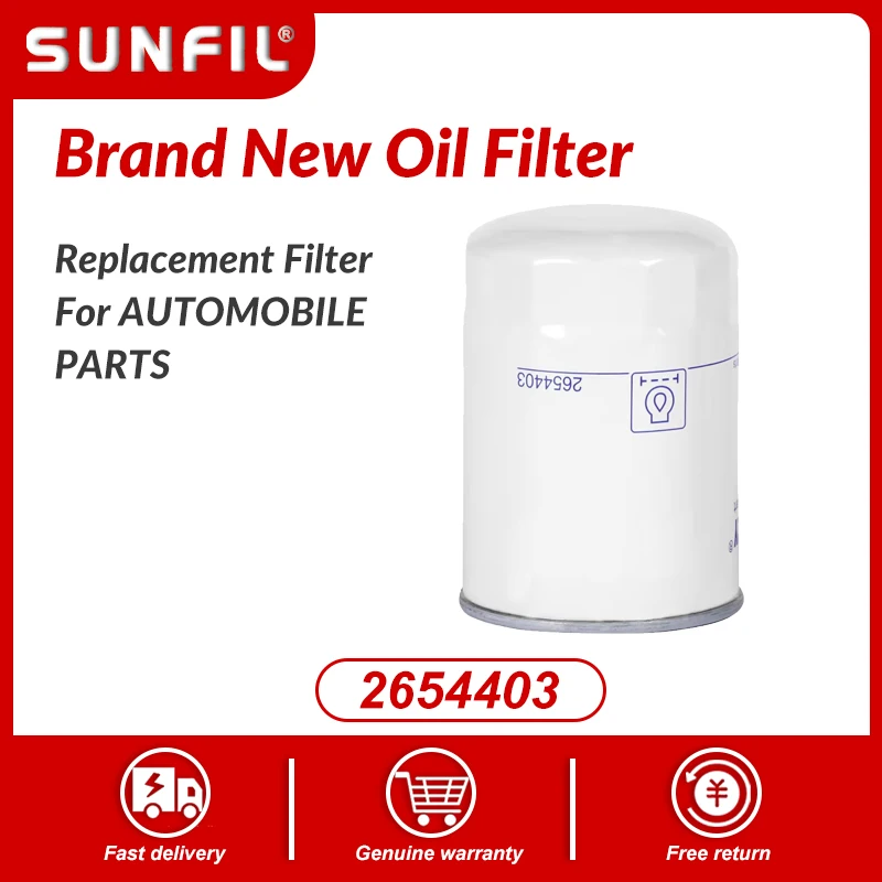 

Brand New Oil Filter 2654403 Replacement Filter LF701 H17W06 W940/24 W940/67 V34778 For Automobile Parts