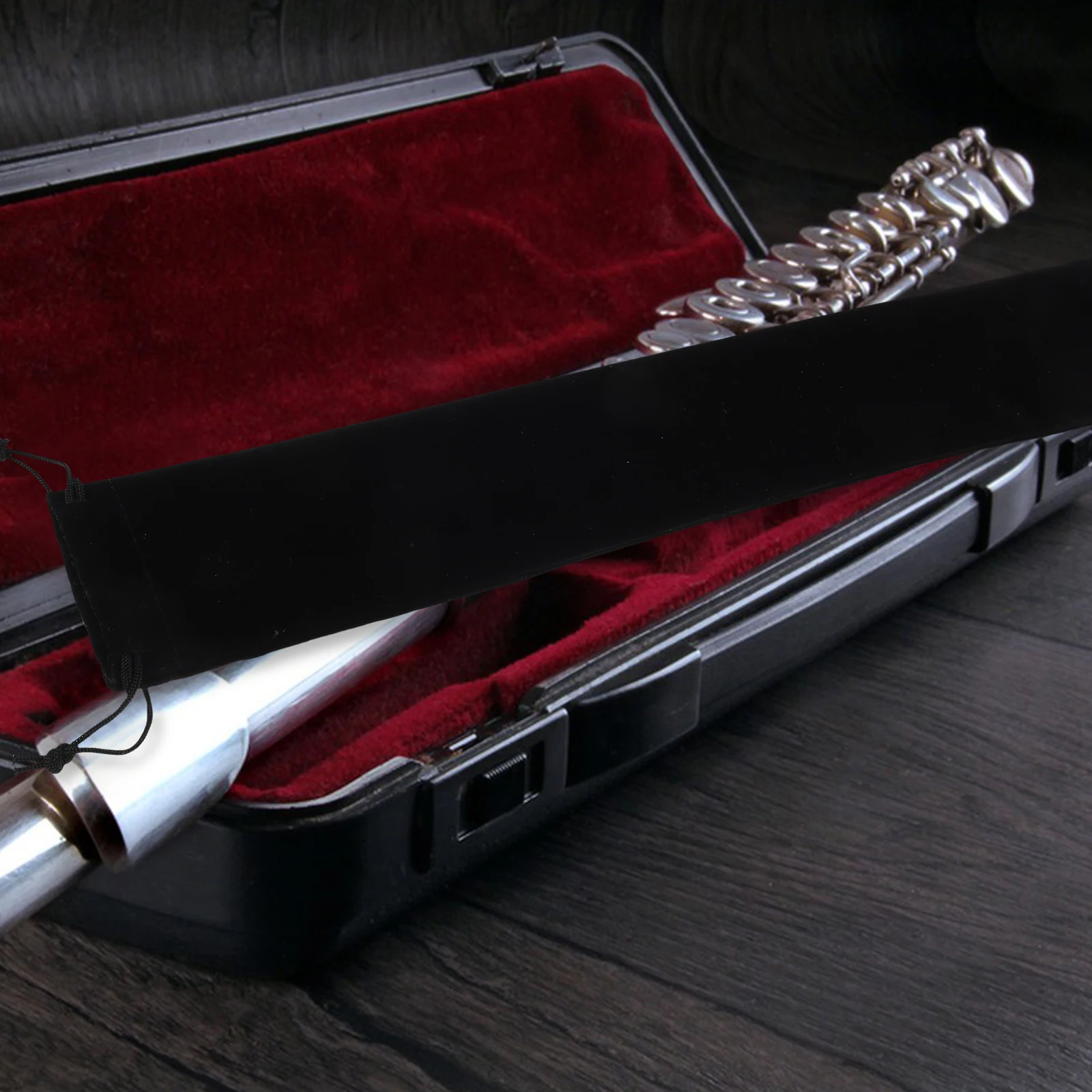 

10Inch Recorder Storage Bag Drawstring Flute Pouch Portable Fabric Music Instrument Case Dustproof Durable Lightweight Wind