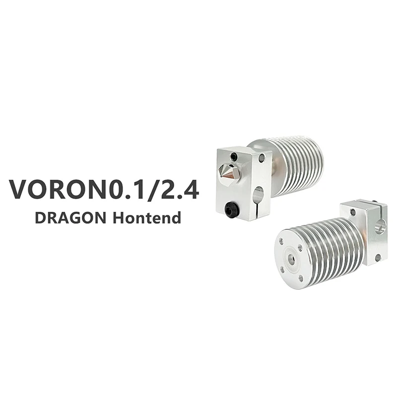 

VORON0.1/2.4 Dragon Substitute E3D V6 3D Print J-head hotend for 1.75mm Direct Filament Extruder 0.4mm Nozzle Short distance