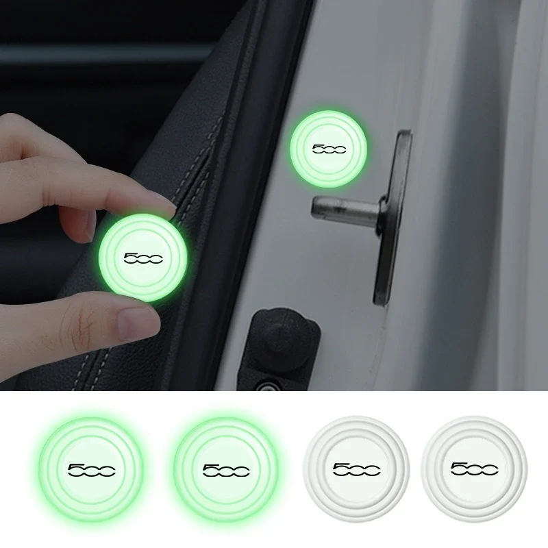Car Shock Absorber Door Protection Sticker Pads Accessories For Fiat Panda 500 500x 500l 500c 500e TIPO PUNTO BRAVO Stilo