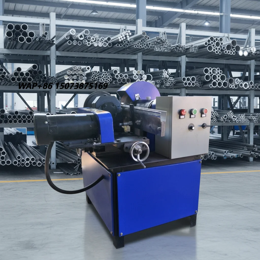 Automatic Motor-Driven Gearbox Polishing Grinding Machine for Tube Stainless Steel/Copper Pipe Wire Drawing Rust Removal Mirror