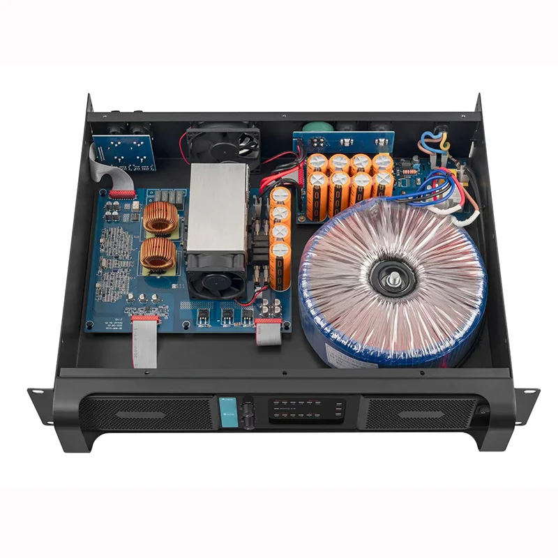 TP2-2000 Professional Stereo Amplifier 2000W * 2 Digital Audio Amplifier, Suitable for DJ/bar/home Karaoke