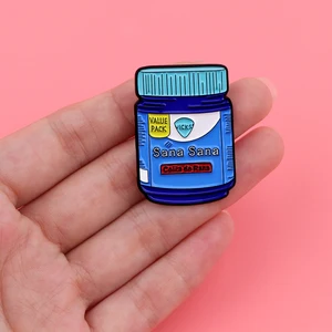 Botol Obat Bros untuk Wanita Pin Enamel Lencana Pin Kerah untuk Ransel Perhiasan Fashion Aksesori Pakaian Hadiah Dokter 10 bros dokter penjualan terbaik - №