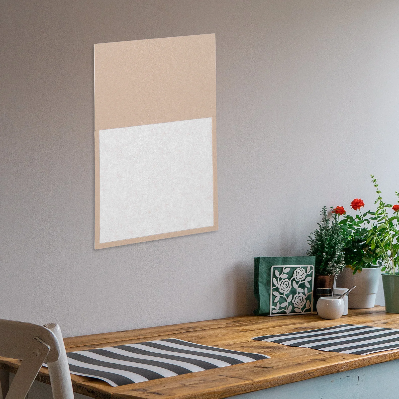 ورأى صورة خلفية مجلس كبير خليط Corkboard نشرة جدار عرض المجلس لمكتب غرفة نوم الديكور دبوس الصورة #3