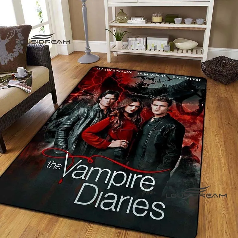 

American Horror Fantasy Romance TV Series Carpet Vampire Diaries rug living room bedroom large area soft rug children's room rug