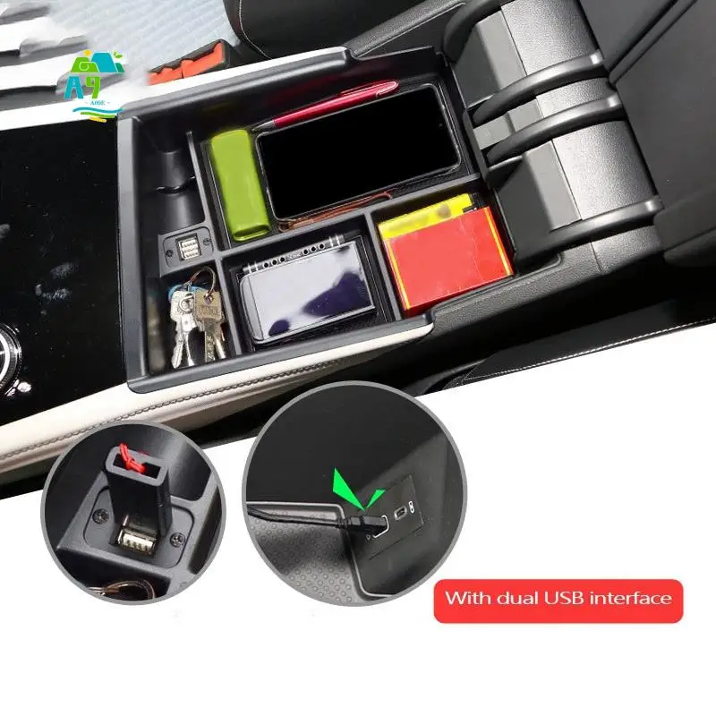 

A09E-USB Storage Box Replacing The Organizer Compartment Of The Center Console Storage Box Auto Parts For 2021 Teramont X