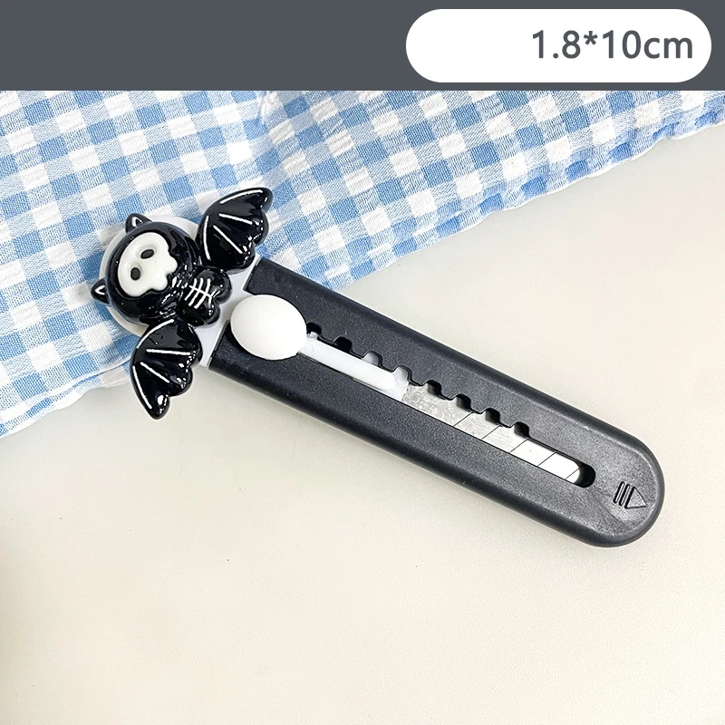 Utility Knife Metal Paper Cutter Halloween Cutter Retractable Stationery Knife For Gift Envelope Opening School