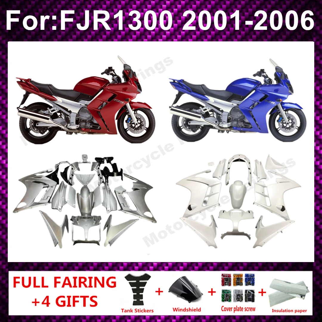 NEW ABS Motorcycle full Fairing kit fit for FJR1300 FJR 1300 2001 2002 2003 2004 2005 2006 Plastic Full Fairings Body Kit