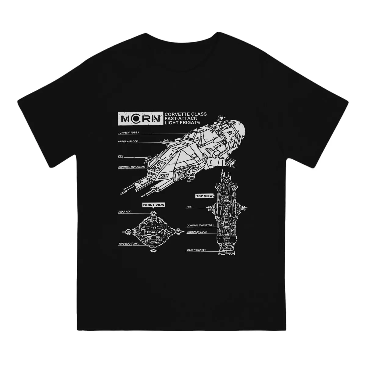 Rocinante Ship The Expanse T Shirt Alternative O-Neck TShirt Polyester Streetwear