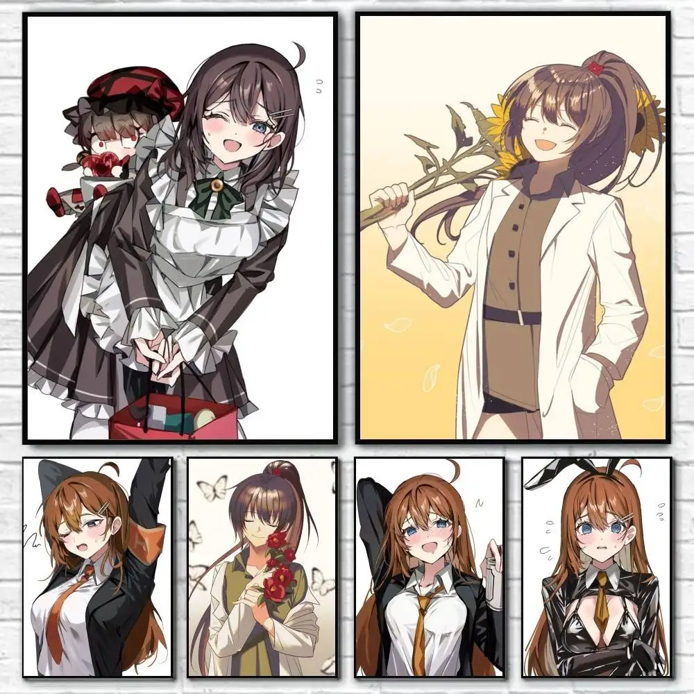 lobotomy corporation carmen Hod Malkuth  Anime Character Poster HD Print Wall Art Home Decor