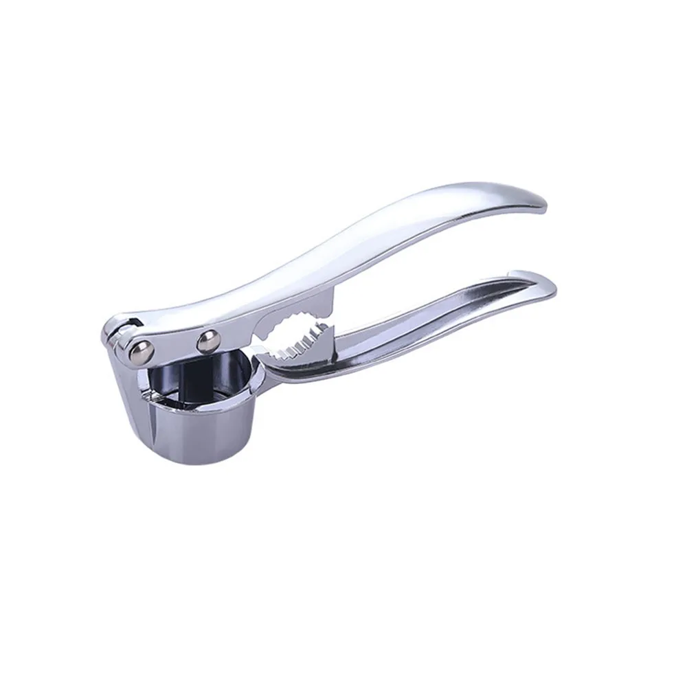 Handheld Garlic Press Crusher Stainless Steel Garlic Smasher Squeezer Manual Press Grinding Tool Kitchen Accessories