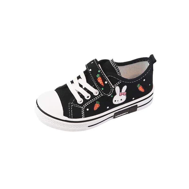 Schulmädchen Schuhe niedlichen Cartoon Kind Leinwand Schuhe Mode weiche Sohle rutsch feste Freizeit schuhe atmungsaktive Kinder Turnschuhe flache Schuhe