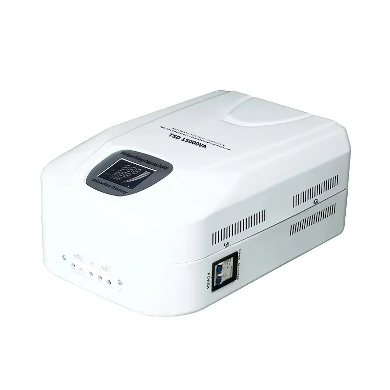

Factory Direct TSD-5000W Wall Mounted Voltage Regulators/Stabilizers Single Phase LCD Displays Stabilizers Household Appliances