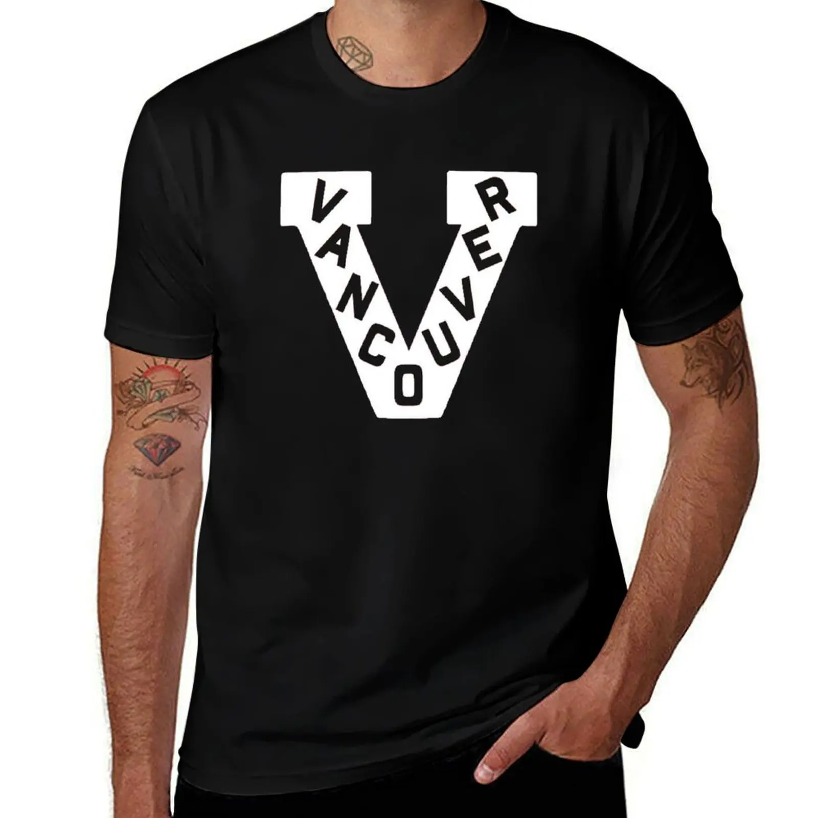 Vintage Vancouver Hockey - Retro Millionaires T-Shirt Simple Print Design T-Shirt