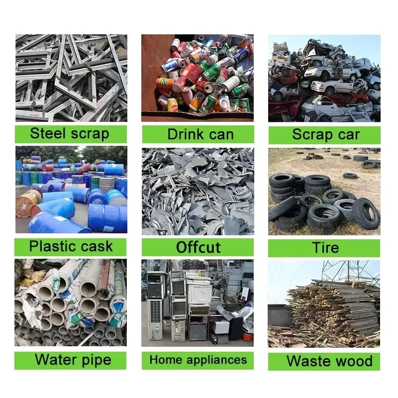 Band Shredder Plant Afval Band Recycling Metalen Schroot Shredder Machine Zware Schroot Metaal Plastic Crusher Shredder Machine