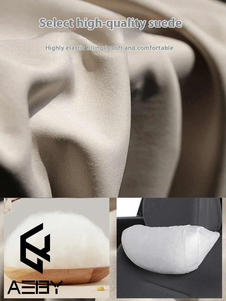 AEBY مسند رأس السيارة لـ XPENG G9 2022-2025 وسادة الخصر وسادة الرقبة تعديل داخلي الراحة ترقية الملحقات الداخلية