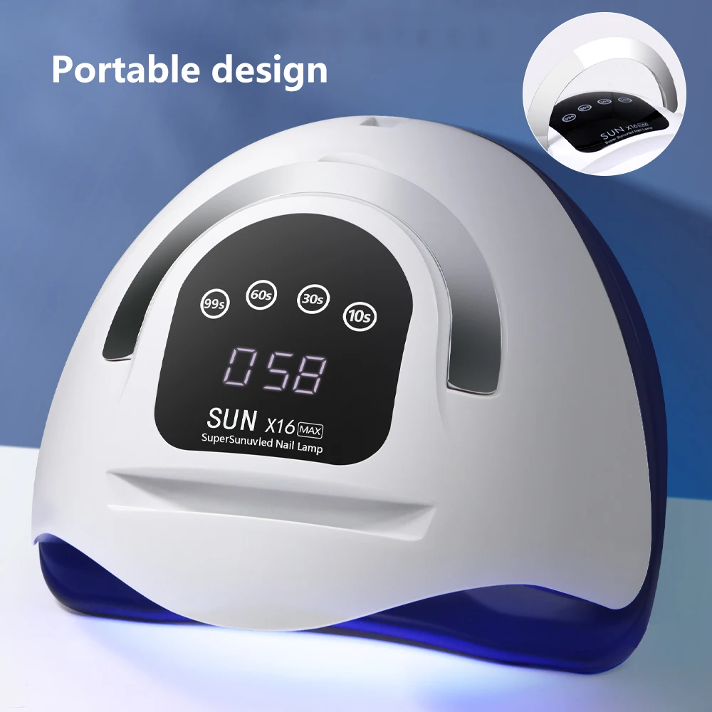 CNHIDS  320W Nail Lamp UV Lamp SUN2 Nail Dryer for UVLED Gel Nail Dryer Infrared Sensor with Rose Silicone Pad Salon Use Nails