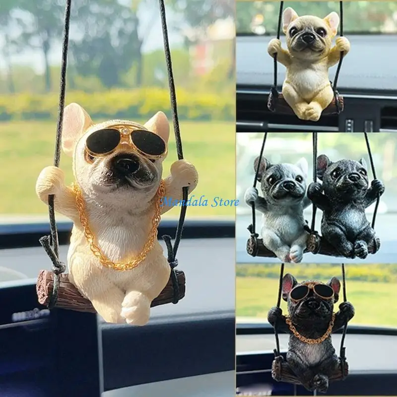 

U2JC Multifunction Dog Hanging Pendant Housewarming Gift Household for Indoor Outdoor Garden Yard Decoration