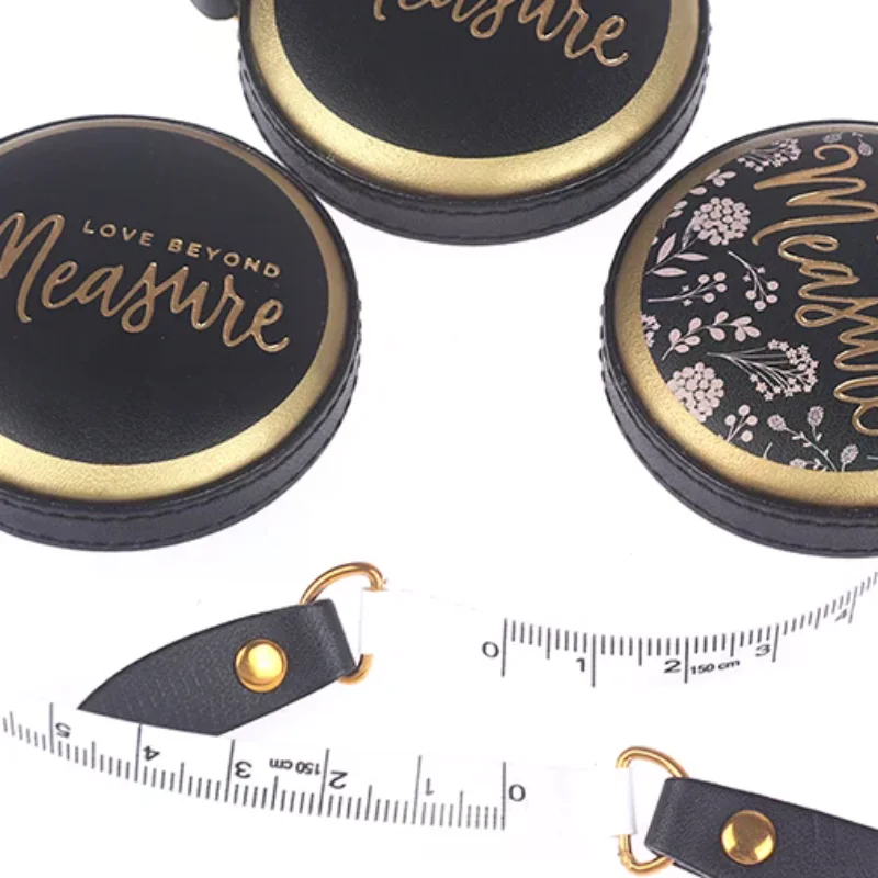 1.5m Portable Retractable Vintage Style Mini Tape Nostalgia Measure Ruler Retro Sewing Centimeter Inch Roll Tape