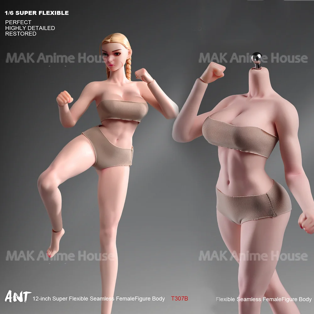 

В наличии ANT307 1/6 большая грудь, тонкая талия, тонированный живот, пухлые мышцы тела, 12 дюймов, женская гибкая фигурка, кукла