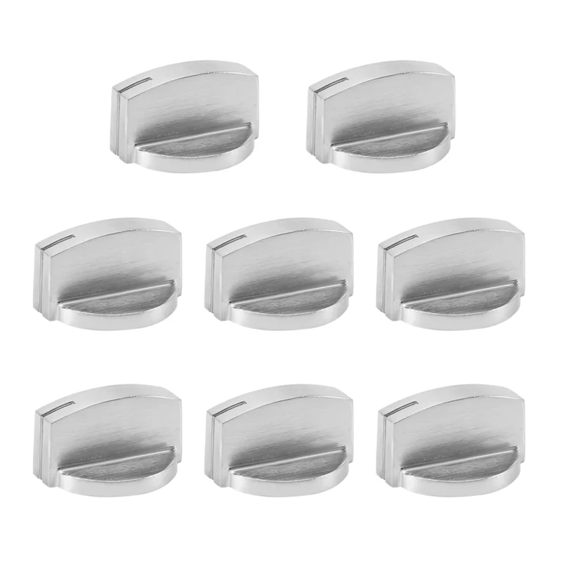 

BMBY-8Pcs Metal 8Mm Universal Gas Stove Control Knobs Adaptors Oven Switch Cooking Surface Control Locks Gas Stove Oven Knobs