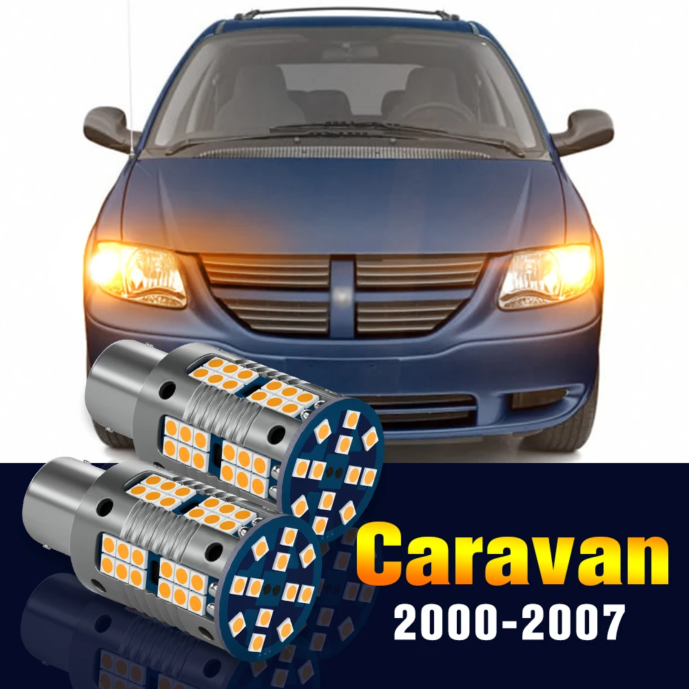 

2pcs LED Turn Signal Light Bulb Turning Lamp For Dodge Caravan 2000-2007 2001 2002 2003 2004 2005 2006 Accessories